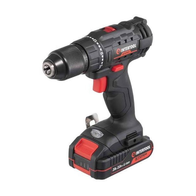 Аккумуляторная дрель-шуруповерт INTERTOOL WT-0350, фото  | SNABZHENIE.com.ua