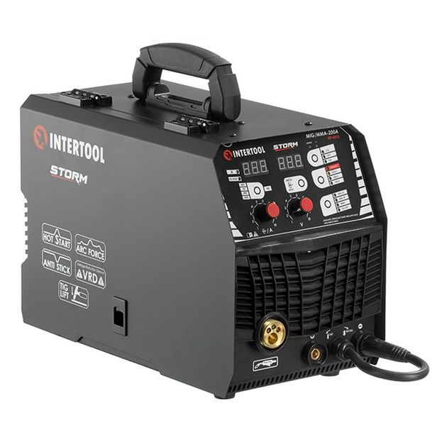 Полуавтомат инверторный MIG/MMA-200A, STORM INTERTOOL WT-4012, фото  | SNABZHENIE.com.ua
