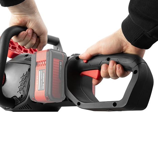 Цепна акумуляторна пила з безщітковим двигуном 40 В (2х20 В), шина 35 см, SDS-система натяжки ланцюга, без ЗУ і АКБ INTERTOOL WT-9211, фото , зображення 9 | SNABZHENIE.com.ua Цепна акумуляторна пила з безщітковим двигуном 40 В (2х20 В), шина 35 см, SDS-система натяжки ланцюга, без ЗУ і АКБ INTERTOOL WT-9211, фото , зображення 9 | SNABZHENIE.com.ua