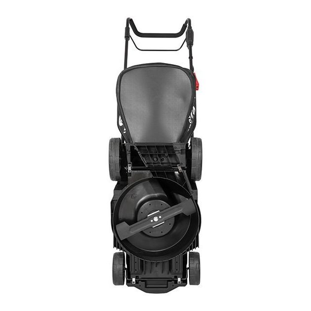 Газонокосилка акумуляторна з безщітковим двигуном 40 В (2х20В), 3500 об/хв, ширина захвату 370 мм, висота срезу 25-75 мм, контейнер 40 л, без ЗУ АКБ INTERTOOL WT-9216, фото , зображення 7 | SNABZHENIE.com.ua Газонокосилка акумуляторна з безщітковим двигуном 40 В (2х20В), 3500 об/хв, ширина захвату 370 мм, висота срезу 25-75 мм, контейнер 40 л, без ЗУ АКБ INTERTOOL WT-9216, фото , зображення 7 | SNABZHENIE.com.ua