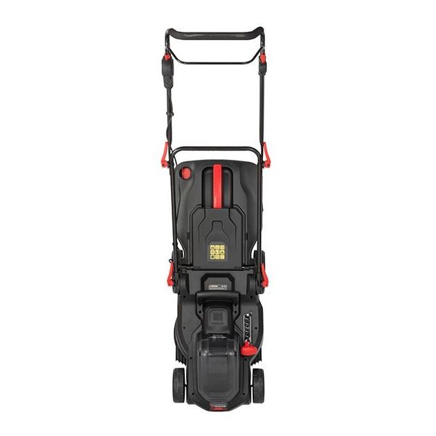 Газонокосилка акумуляторна з безщітковим двигуном 40 В (2х20В), 3500 об/хв, ширина захвату 370 мм, висота срезу 25-75 мм, контейнер 40 л, без ЗУ АКБ INTERTOOL WT-9216, фото , зображення 8 | SNABZHENIE.com.ua Газонокосилка акумуляторна з безщітковим двигуном 40 В (2х20В), 3500 об/хв, ширина захвату 370 мм, висота срезу 25-75 мм, контейнер 40 л, без ЗУ АКБ INTERTOOL WT-9216, фото , зображення 8 | SNABZHENIE.com.ua