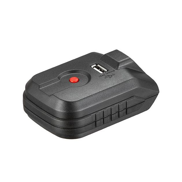 Адаптер для акумулятора Li-ion 20 В, USB 2A, LED ліхтар INTERTOOL WT-9300, фото , зображення 3 | SNABZHENIE.com.ua Адаптер для акумулятора Li-ion 20 В, USB 2A, LED ліхтар INTERTOOL WT-9300, фото , зображення 3 | SNABZHENIE.com.ua