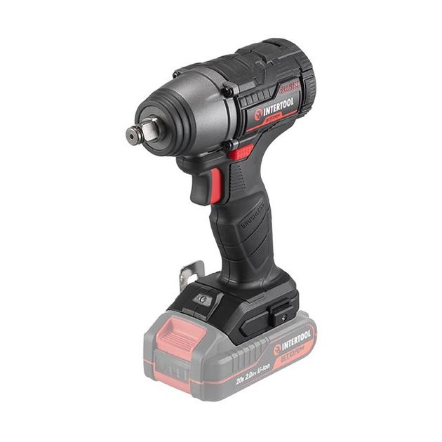 Гайковерт ударный аккумуляторный INTERTOOL WT-9364, фото  | SNABZHENIE.com.ua
