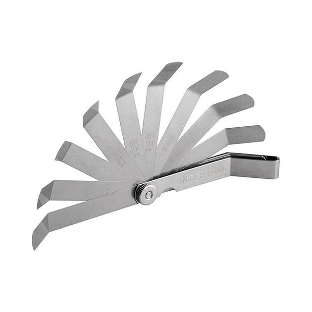 Комплект изогнутых щупов 0.203-0.660мм, 12 шт, INTERTOOL AT-0005, фото , изображение 3 | SNABZHENIE.com.ua