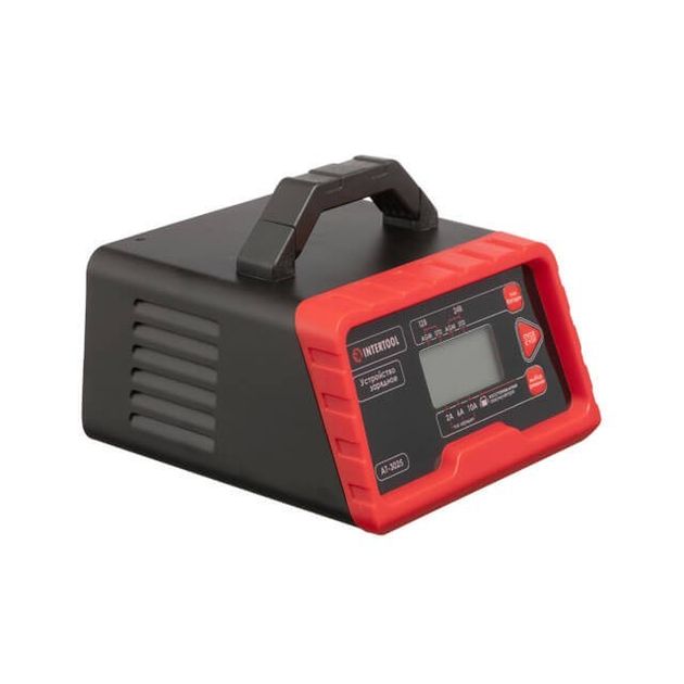 Зарядное устройство INTERTOOL AT-3025 для 12/24 В, 2.2-200 Ач, LCD, фото , изображение 4 | SNABZHENIE.com.ua