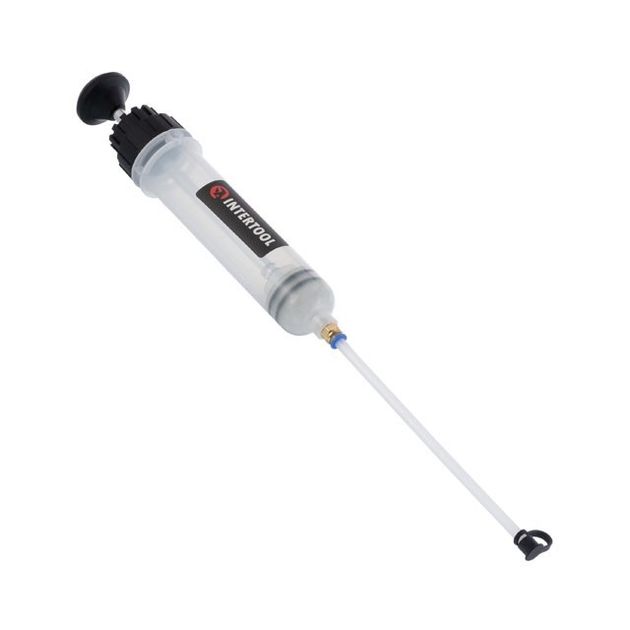 Шприц для технических жидкостей 200 мл с 2 насадками INTERTOOL, фото , изображение 2 | SNABZHENIE.com.ua