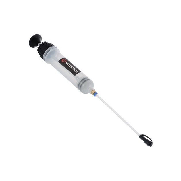 Шприц для технических жидкостей 200 мл с 2 насадками INTERTOOL, фото , изображение 3 | SNABZHENIE.com.ua