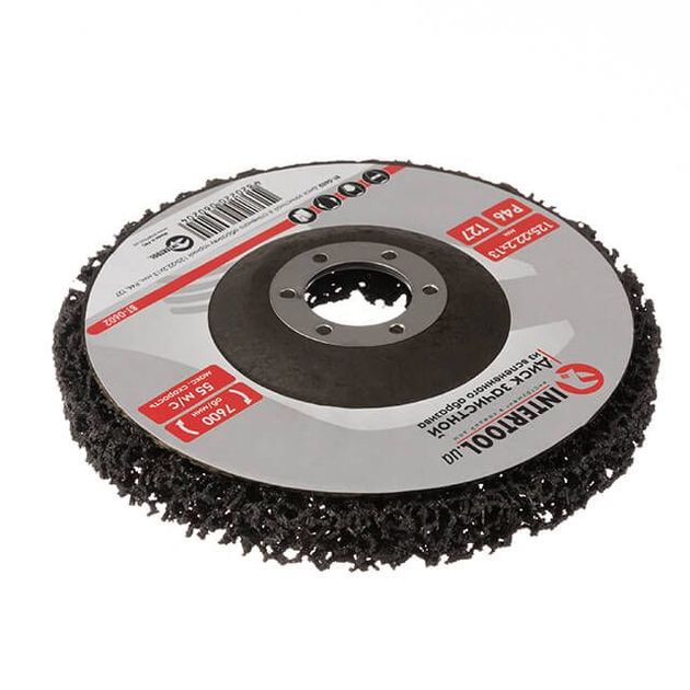 Диск зачистной черный из вспененного абразива 125*22,2*13 мм P46 T27, фото , изображение 3 | SNABZHENIE.com.ua Диск зачистной черный из вспененного абразива 125*22,2*13 мм P46 T27, фото , изображение 3 | SNABZHENIE.com.ua