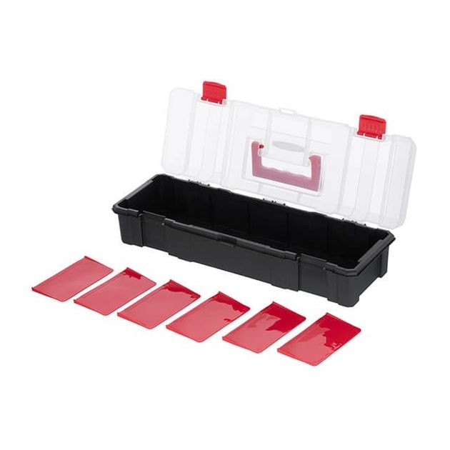 Органайзер INTERTOOL BX-4042, 18 ячеек, 6 перегородок, 460x165x91 мм, фото , изображение 2 | SNABZHENIE.com.ua Органайзер INTERTOOL BX-4042, 18 ячеек, 6 перегородок, 460x165x91 мм, фото , изображение 2 | SNABZHENIE.com.ua