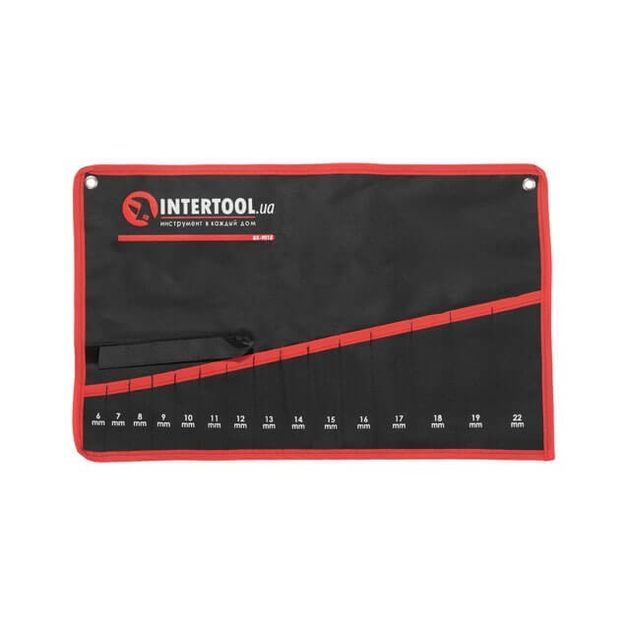 Чехол для гаечных ключей на 15 карманов INTERTOOL BX-9015, фото  | SNABZHENIE.com.ua