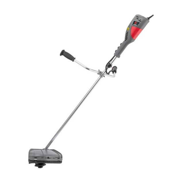 Електричний триммер INTERTOOL DT-2248, 1400 Вт, 230 В~50 Гц, 7500 об/мин, плавний пуск, діаметр обертання диска/лески 255/420 мм, котушка + 3-зубчастий ніж, фото , зображення 3 | SNABZHENIE.com.ua