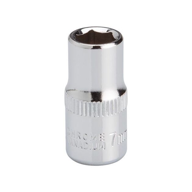 Головка шестигранная 1/4" 7мм Cr-V STORM INTERTOOL ET-0437, фото , изображение 2 | SNABZHENIE.com.ua Головка шестигранная 1/4" 7мм Cr-V STORM INTERTOOL ET-0437, фото , изображение 2 | SNABZHENIE.com.ua