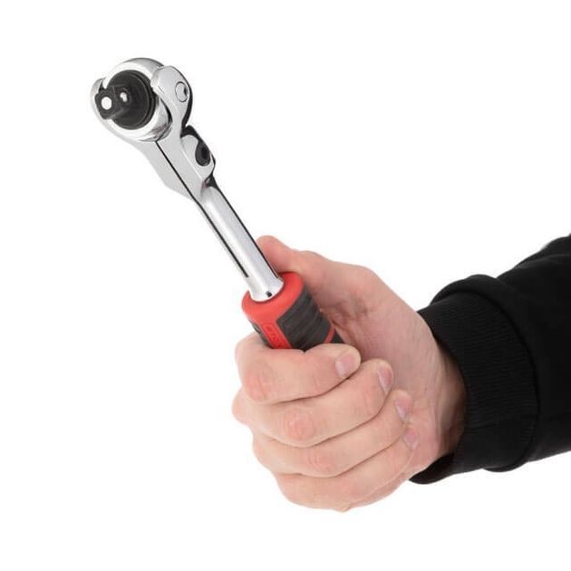 Рукоятка с храповым механизмом поворотная, 72 зуба 1/2", Cr-V STORM INTERTOOL ET-8009, фото , зображення 6 | SNABZHENIE.com.ua Рукоятка с храповым механизмом поворотная, 72 зуба 1/2", Cr-V STORM INTERTOOL ET-8009, фото , зображення 6 | SNABZHENIE.com.ua