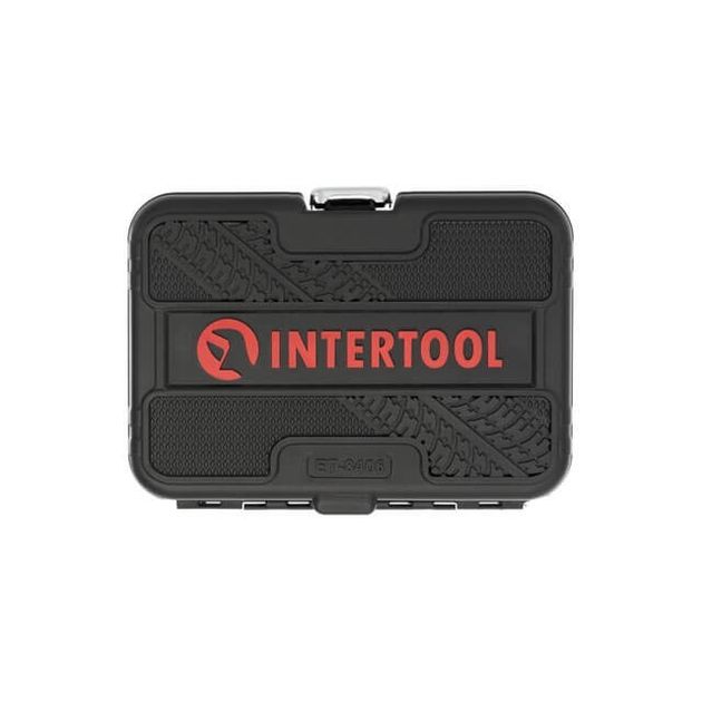 Набор бит HEX 1/2" 4-17, 100 мм, S2, INTERTOOL ET-8406, фото , изображение 4 | SNABZHENIE.com.ua Набор бит HEX 1/2" 4-17, 100 мм, S2, INTERTOOL ET-8406, фото , изображение 4 | SNABZHENIE.com.ua