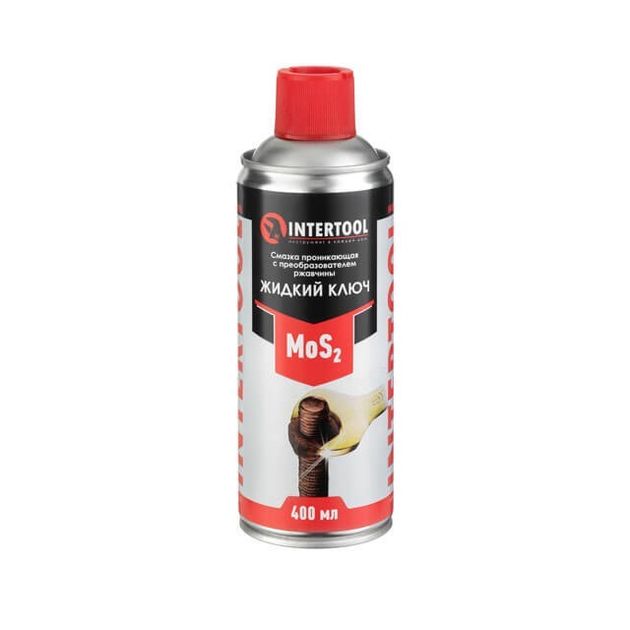 Смазка проникающая Жидкий Ключ, 400 мл, аэрозоль INTERTOOL FS-4140, фото  | SNABZHENIE.com.ua