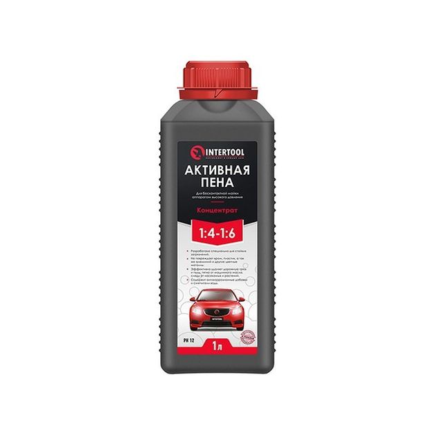 Активная пена 1л, концентрат 1:4-1:6 для мойки INTERTOOL FS-9011, фото  | SNABZHENIE.com.ua