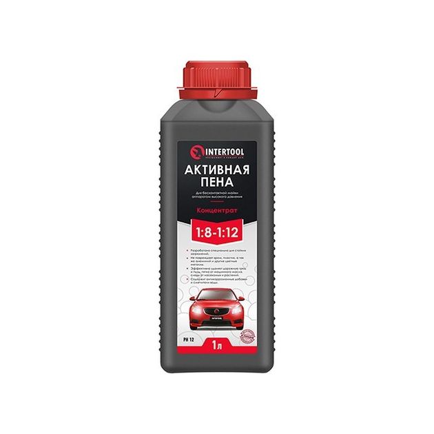 Активная пена 1л, концентрат 1:8-1:12 для мойки INTERTOOL FS-9021, фото  | SNABZHENIE.com.ua