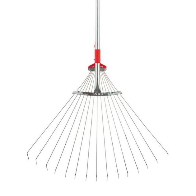 Веерные грабли 15 прутьев, металл, ширина 20-65см INTERTOOL FT-3008, фото , изображение 5 | SNABZHENIE.com.ua Веерные грабли 15 прутьев, металл, ширина 20-65см INTERTOOL FT-3008, фото , изображение 5 | SNABZHENIE.com.ua