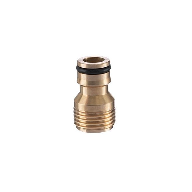 Адаптер 1/2" латунный с наружной резьбой 1/2" STORM INTERTOOL GE-1201, фото , изображение 3 | SNABZHENIE.com.ua Адаптер 1/2" латунный с наружной резьбой 1/2" STORM INTERTOOL GE-1201, фото , изображение 3 | SNABZHENIE.com.ua