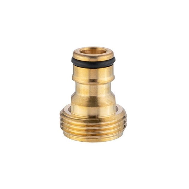 Адаптер латунный 1/2" с наружной резьбой 3/4" STORM INTERTOOL GE-1202, фото , изображение 3 | SNABZHENIE.com.ua Адаптер латунный 1/2" с наружной резьбой 3/4" STORM INTERTOOL GE-1202, фото , изображение 3 | SNABZHENIE.com.ua