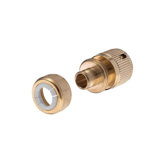 Коннектор латунный 1/2" на шланг 1/2" INTERTOOL GE-1216, фото , изображение 3 | SNABZHENIE.com.ua