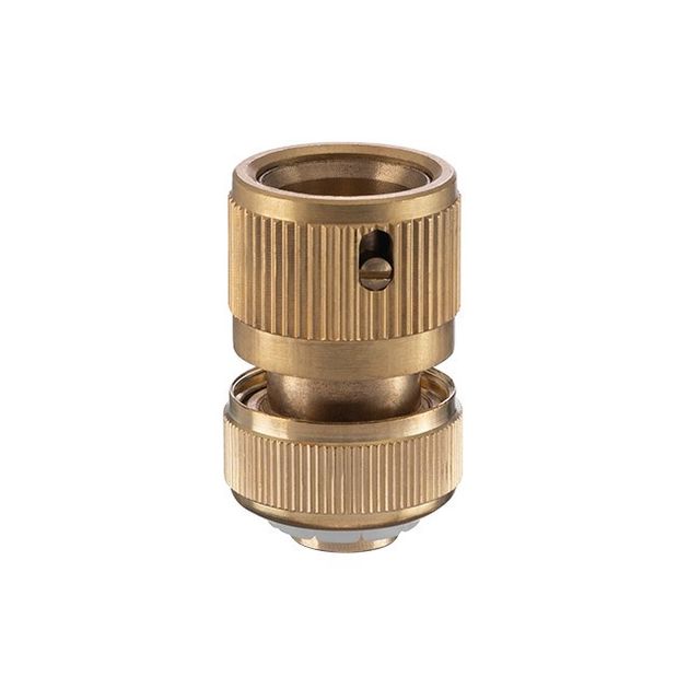 Коннектор латунный аквастоп 1/2" на шланг 1/2" STORM INTERTOOL, фото , изображение 4 | SNABZHENIE.com.ua Коннектор латунный аквастоп 1/2" на шланг 1/2" STORM INTERTOOL, фото , изображение 4 | SNABZHENIE.com.ua