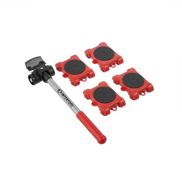 Набор для перемещения мебели 5 ед. INTERTOOL HP-0010, фото  | SNABZHENIE.com.ua