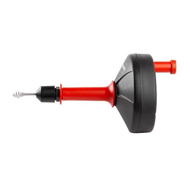 Инструмент для чистки труб, трос 6мм*4м, витой наконечник INTERTOOL, фото , изображение 3 | SNABZHENIE.com.ua