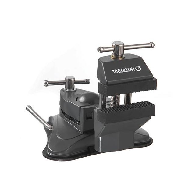 Тиски універсальні шарнірні 70 мм, 360°, вакуумне кріплення INTERTOOL HT-0096, фото , зображення 2 | SNABZHENIE.com.ua Тиски універсальні шарнірні 70 мм, 360°, вакуумне кріплення INTERTOOL HT-0096, фото , зображення 2 | SNABZHENIE.com.ua