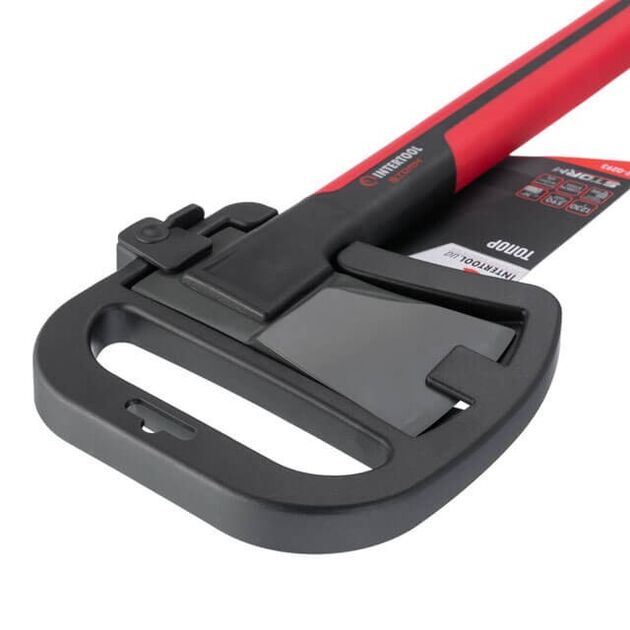 Топор 1230 г, фиберглассовая ручка, STORM INTERTOOL HT-0293, фото , изображение 8 | SNABZHENIE.com.ua