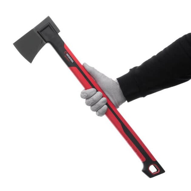 Топор 1230 г, фиберглассовая ручка, STORM INTERTOOL HT-0293, фото , изображение 9 | SNABZHENIE.com.ua