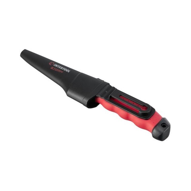 Ніж 100 мм з чохлом INTERTOOL HT-0536, фото , зображення 2 | SNABZHENIE.com.ua