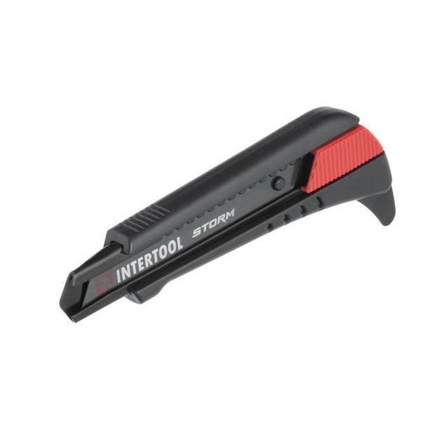 Нож сегментный для линолеума 18мм, Storm INTERTOOL HT-0538, фото  | SNABZHENIE.com.ua