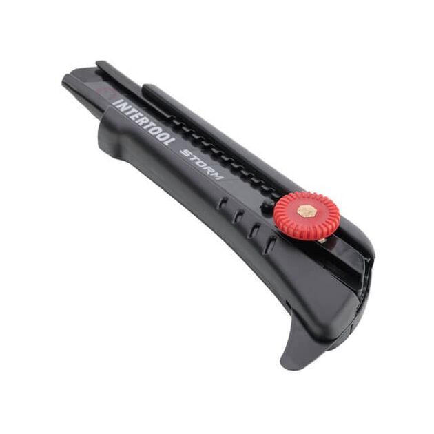 Нож сегментный Storm INTERTOOL HT-0539 18мм, метал. направляющая, фото , изображение 6 | SNABZHENIE.com.ua Нож сегментный Storm INTERTOOL HT-0539 18мм, метал. направляющая, фото , изображение 6 | SNABZHENIE.com.ua