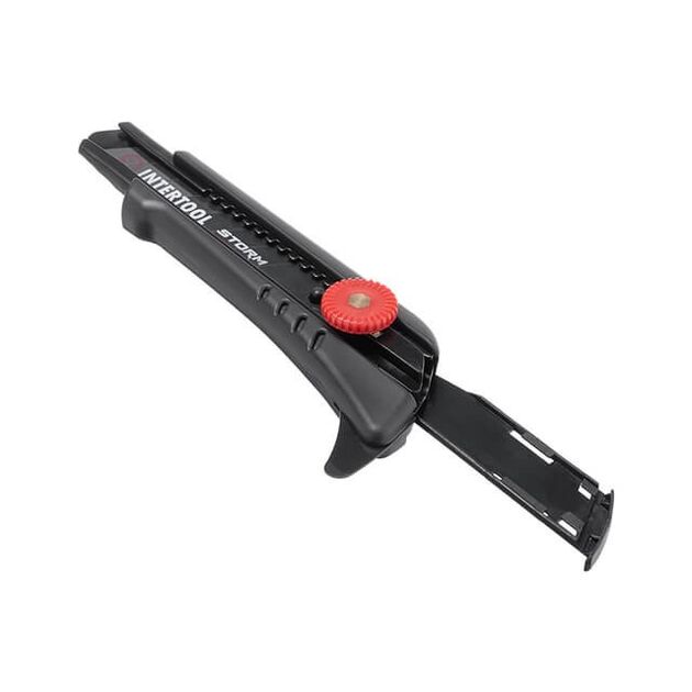 Нож сегментный Storm INTERTOOL HT-0539 18мм, метал. направляющая, фото , изображение 7 | SNABZHENIE.com.ua Нож сегментный Storm INTERTOOL HT-0539 18мм, метал. направляющая, фото , изображение 7 | SNABZHENIE.com.ua