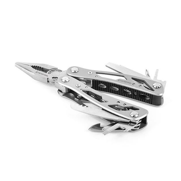 Мультиинструмент 165мм, 12 в 1 с чехлом INTERTOOL HT-0540, фото , изображение 5 | SNABZHENIE.com.ua Мультиинструмент 165мм, 12 в 1 с чехлом INTERTOOL HT-0540, фото , изображение 5 | SNABZHENIE.com.ua