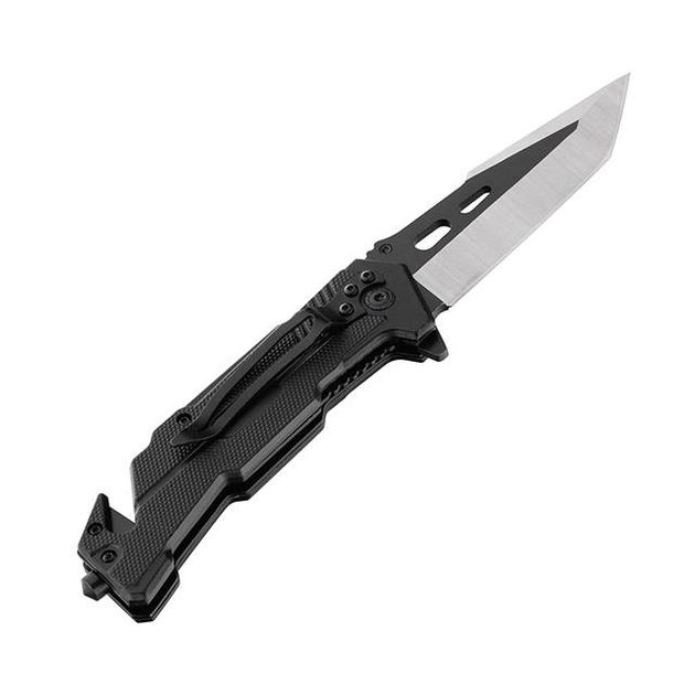 Складной нож 9,3 см для разрезания ремней INTERTOOL HT-0598, фото , изображение 3 | SNABZHENIE.com.ua Складной нож 9,3 см для разрезания ремней INTERTOOL HT-0598, фото , изображение 3 | SNABZHENIE.com.ua