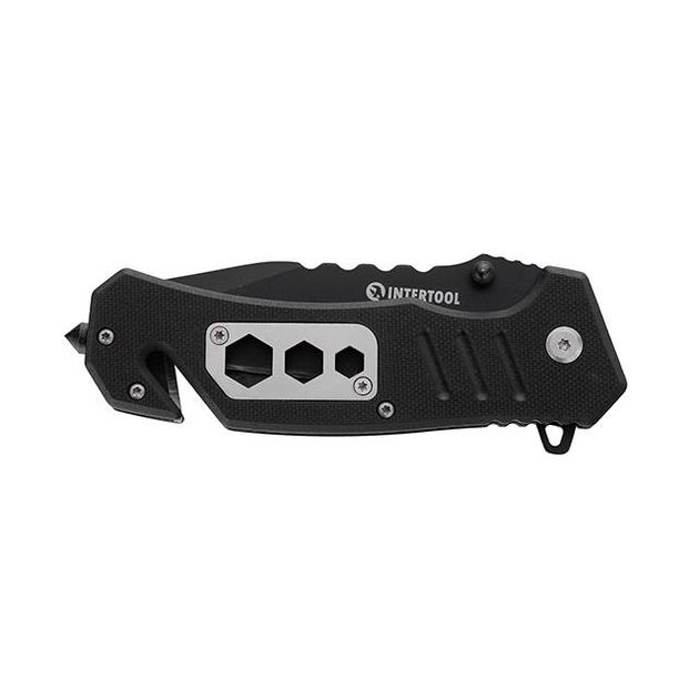 Складной нож 8,3 см для разрезания ремней INTERTOOL HT-0599, фото , изображение 5 | SNABZHENIE.com.ua