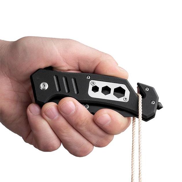 Складной нож 8,3 см для разрезания ремней INTERTOOL HT-0599, фото , изображение 6 | SNABZHENIE.com.ua