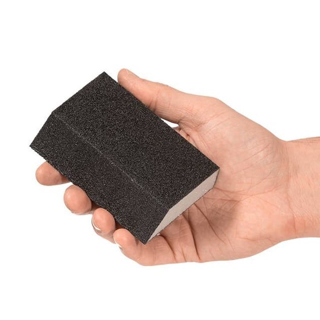 Губка для шліфування трапеція 110*75*54*25 мм, оксид алюмінію К180 INTERTOOL HT-0818, фото , зображення 4 | SNABZHENIE.com.ua Губка для шліфування трапеція 110*75*54*25 мм, оксид алюмінію К180 INTERTOOL HT-0818, фото , зображення 4 | SNABZHENIE.com.ua