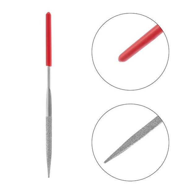 Набір алмазних надфилей 10 шт/упак., 140 мм INTERTOOL HT-3701, фото , зображення 7 | SNABZHENIE.com.ua Набір алмазних надфилей 10 шт/упак., 140 мм INTERTOOL HT-3701, фото , зображення 7 | SNABZHENIE.com.ua