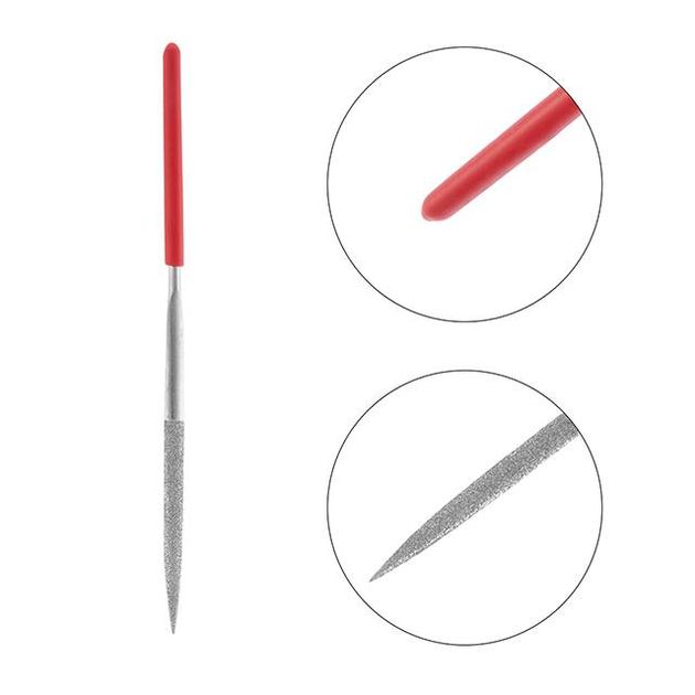 Набір алмазних надфилей 10 шт/упак., 140 мм INTERTOOL HT-3701, фото , зображення 8 | SNABZHENIE.com.ua Набір алмазних надфилей 10 шт/упак., 140 мм INTERTOOL HT-3701, фото , зображення 8 | SNABZHENIE.com.ua