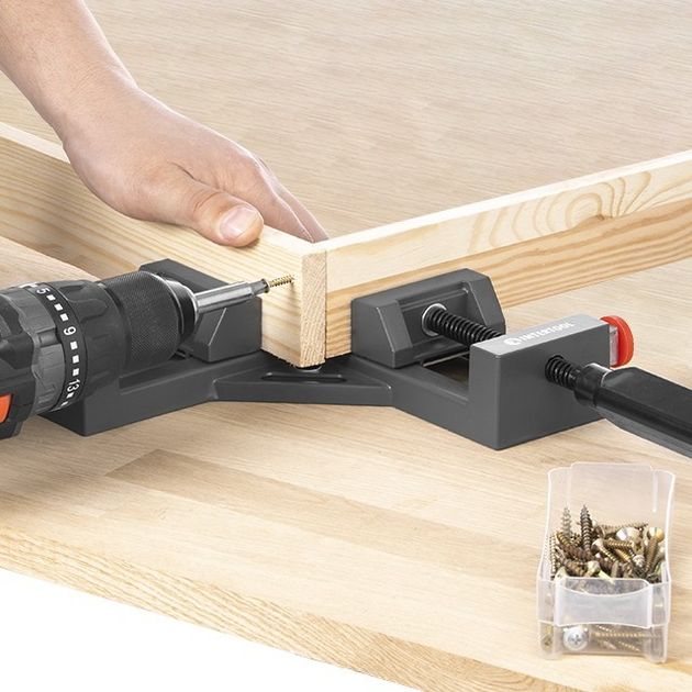 Угловая струбцина 90°, захват 65мм, быстрая фиксация INTERTOOL HT-6042, фото , изображение 4 | SNABZHENIE.com.ua