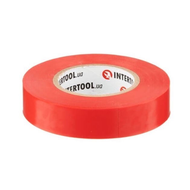 Изоляционная лента 0,15мм*17мм*20м красная INTERTOOL IT-0050, фото , изображение 2 | SNABZHENIE.com.ua Изоляционная лента 0,15мм*17мм*20м красная INTERTOOL IT-0050, фото , изображение 2 | SNABZHENIE.com.ua