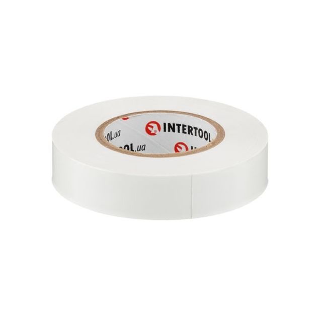 Изоляционная лента 0.15мм*17мм*20м белая INTERTOOL IT-0053, фото , изображение 2 | SNABZHENIE.com.ua Изоляционная лента 0.15мм*17мм*20м белая INTERTOOL IT-0053, фото , изображение 2 | SNABZHENIE.com.ua