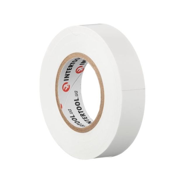 Изоляционная лента 0.15мм*17мм*20м белая INTERTOOL IT-0053, фото , изображение 3 | SNABZHENIE.com.ua Изоляционная лента 0.15мм*17мм*20м белая INTERTOOL IT-0053, фото , изображение 3 | SNABZHENIE.com.ua