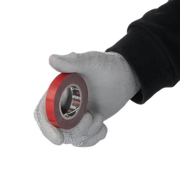 Лента клейка двостороння AUTO FIX 12мм*2м*1мм, сіра, спінений акрил, Storm INTERTOOL KT-0828, фото , зображення 3 | SNABZHENIE.com.ua Лента клейка двостороння AUTO FIX 12мм*2м*1мм, сіра, спінений акрил, Storm INTERTOOL KT-0828, фото , зображення 3 | SNABZHENIE.com.ua