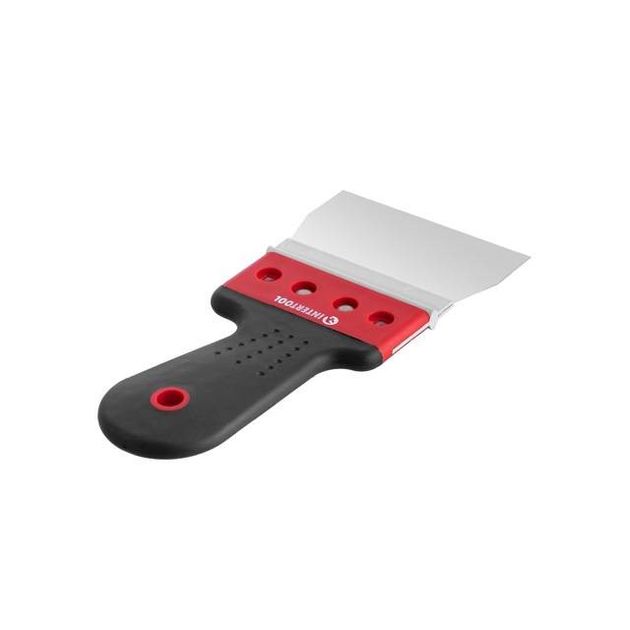 Шпатель з нержавіючої сталі 100мм Проф INTERTOOL KT-2670, фото , зображення 4 | SNABZHENIE.com.ua Шпатель з нержавіючої сталі 100мм Проф INTERTOOL KT-2670, фото , зображення 4 | SNABZHENIE.com.ua