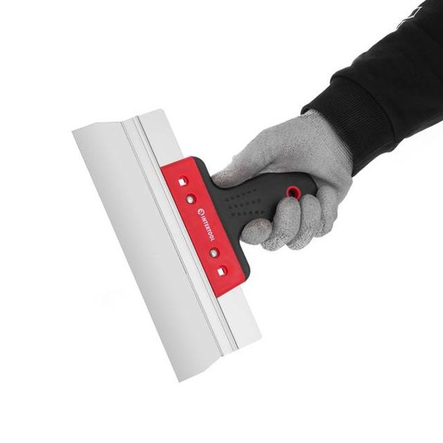 Шпатель нержавеющий 250мм Проф INTERTOOL KT-2685, фото , изображение 5 | SNABZHENIE.com.ua Шпатель нержавеющий 250мм Проф INTERTOOL KT-2685, фото , изображение 5 | SNABZHENIE.com.ua