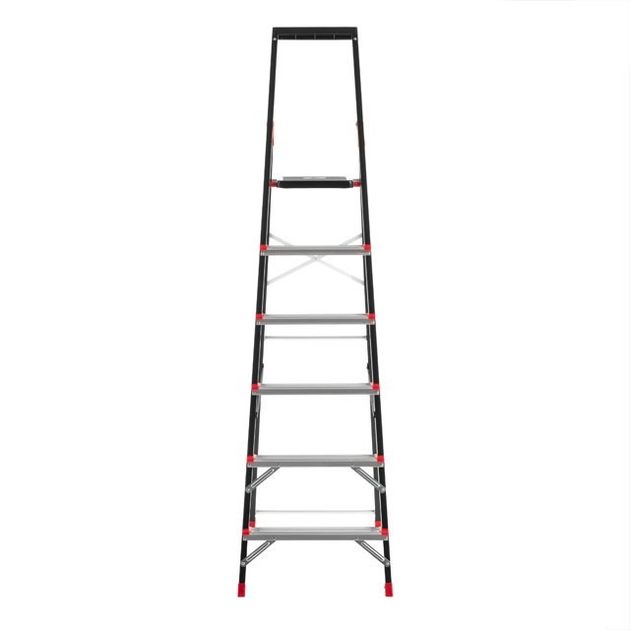 Стремянка 6 ступеней с лотком, стальной профиль, высота 1280мм, фото , изображение 3 | SNABZHENIE.com.ua Стремянка 6 ступеней с лотком, стальной профиль, высота 1280мм, фото , изображение 3 | SNABZHENIE.com.ua